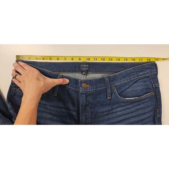 9" mid-rise skinny jean in signature stretch j crew sz 33 EUC ankle cigarette - Picture 10 of 10